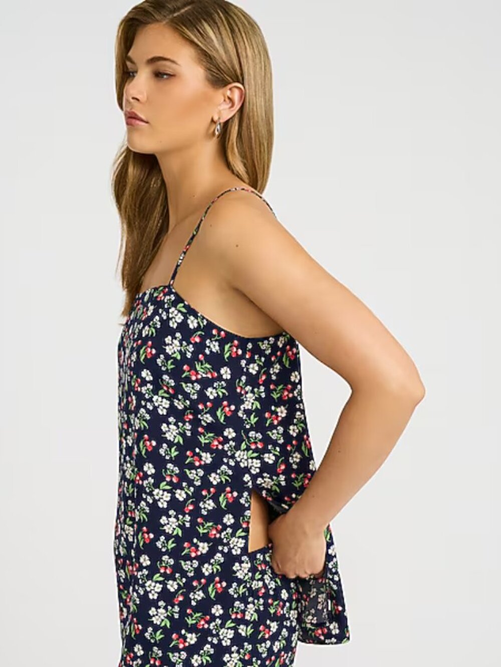 Express Square Neck Tunic Cami - Size L